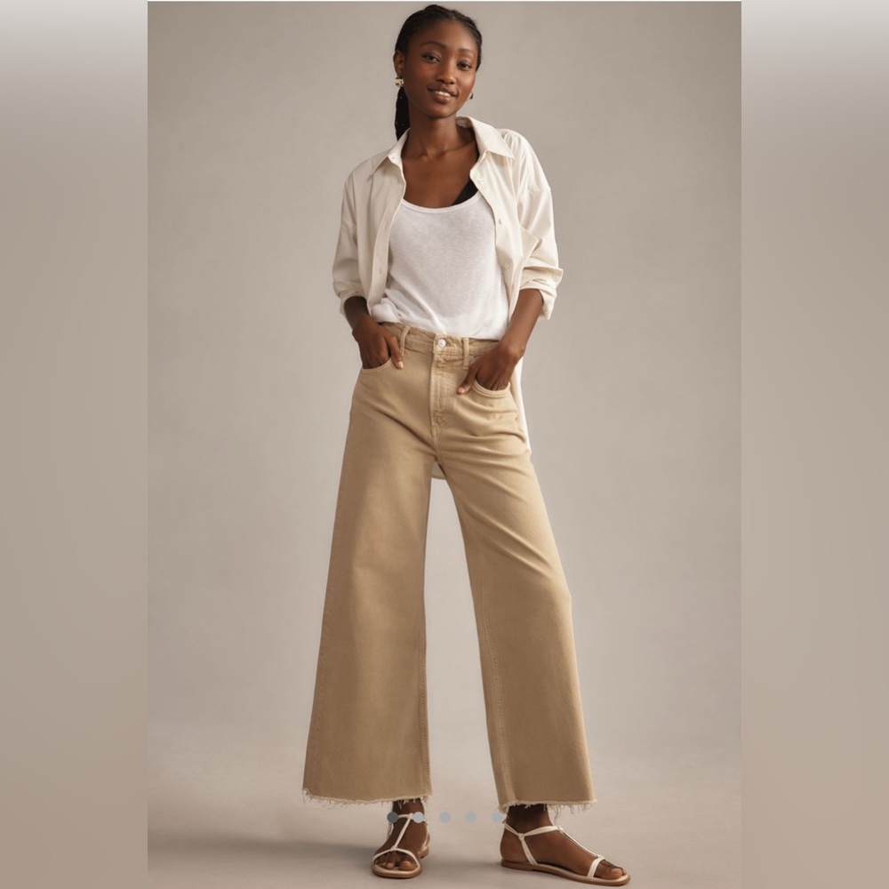 NWT Anthropologie Nordstrom Citizens Of Humanity Lyra High-Rise Wide Leg Crop